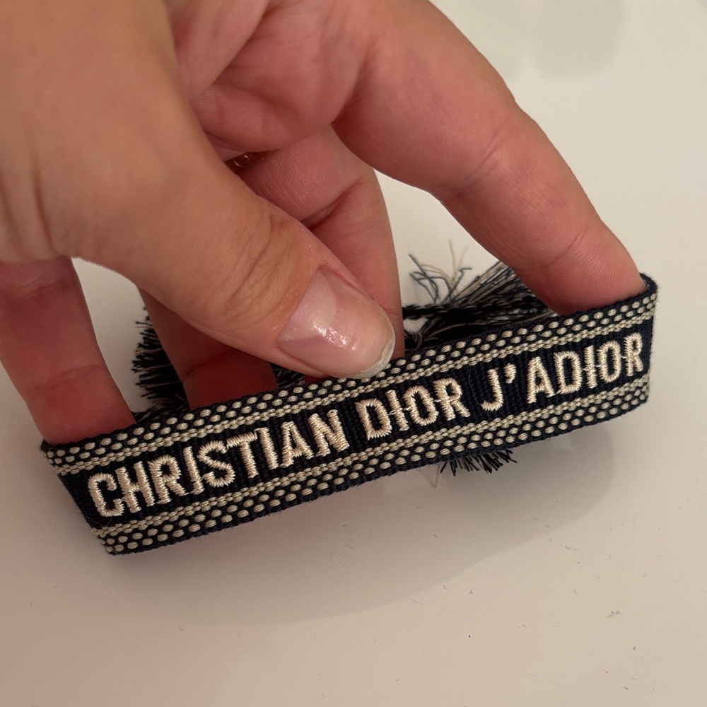 Christian Dior J'Adior Navy and White Bracelet